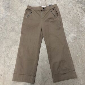Guess Olive-Tan Straight Pants